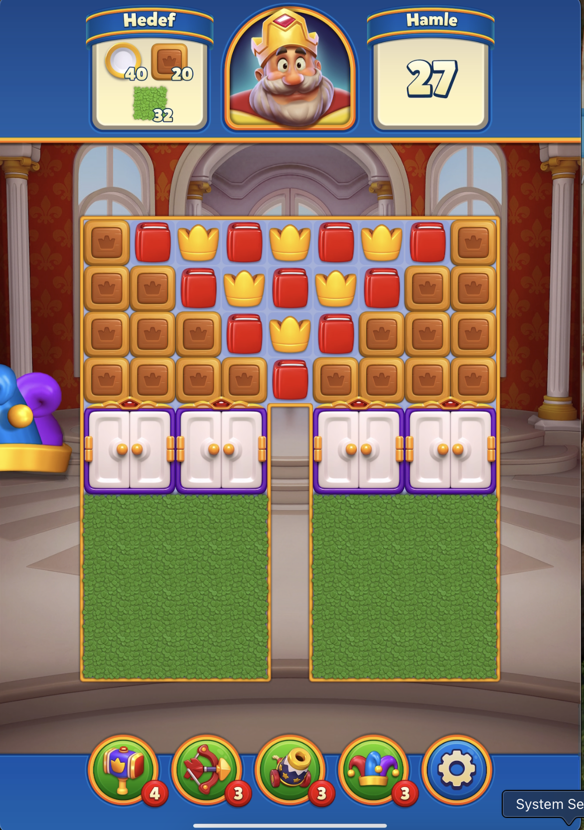Level 19 board, pi şekli