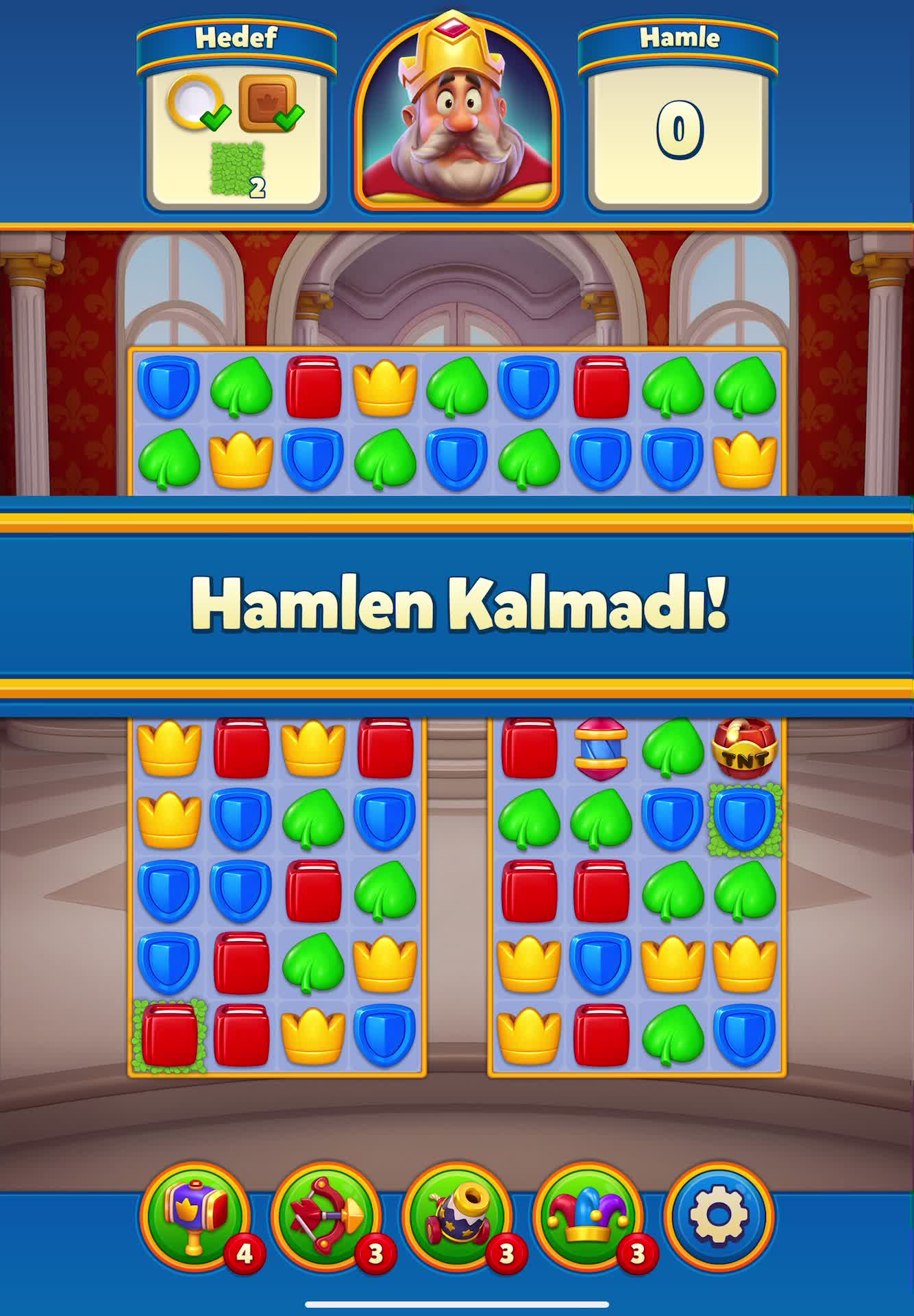 Hamlen Kalmadı! ekranı