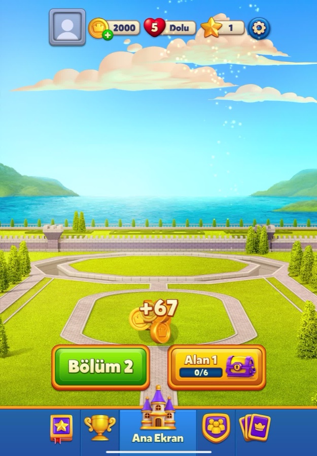 Altın kazanç animasyonu, +67