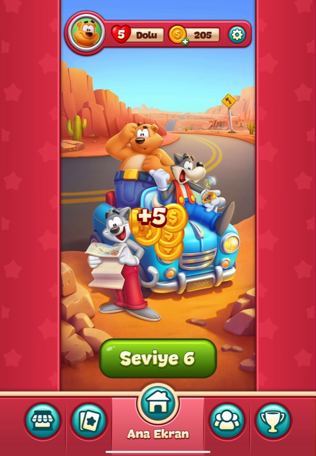 +5 rozeti karakterlerin yanında beliriyor